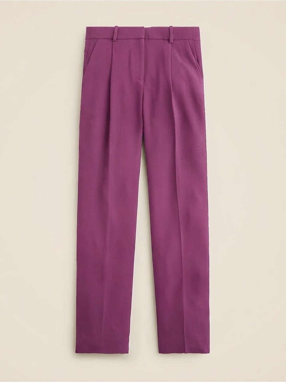 J. Crew Essential Pant in City Crepe - Orchid Pink - Size S